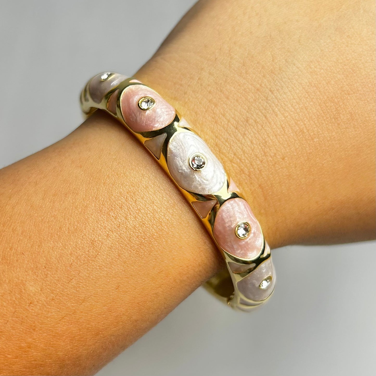 Blush Bloom Diamond Cuff