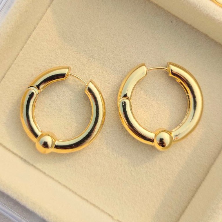 Everyday Gold Earrings, Gold Hoop earrings