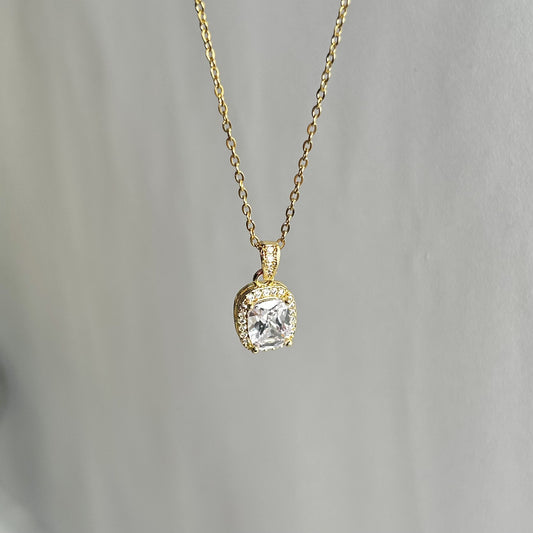 Classic Cushion Necklace