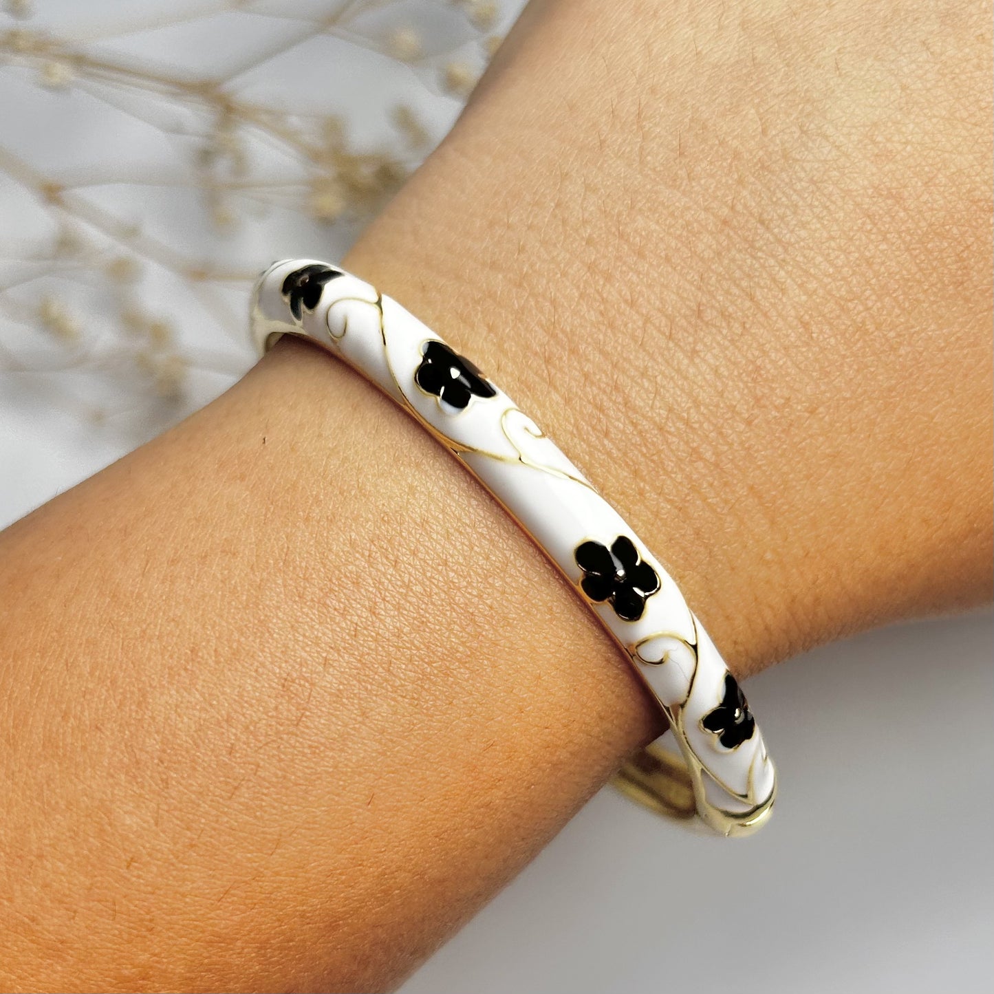 Petal Noir Vintage Cuff