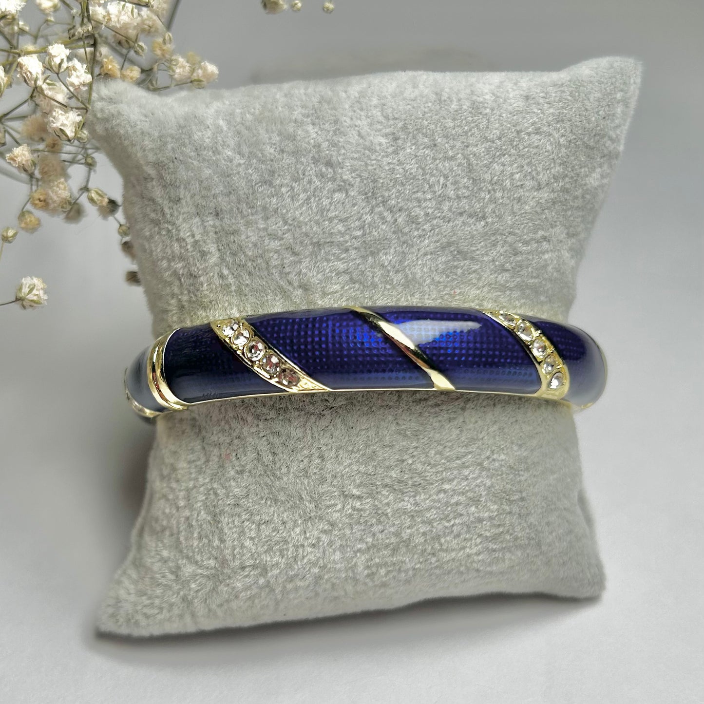 Sapphire Blaze Vintage Cuff