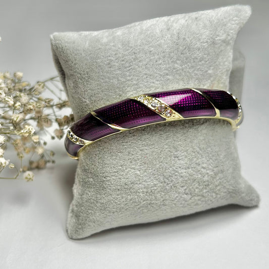 Purple Nova Diamond Cuff
