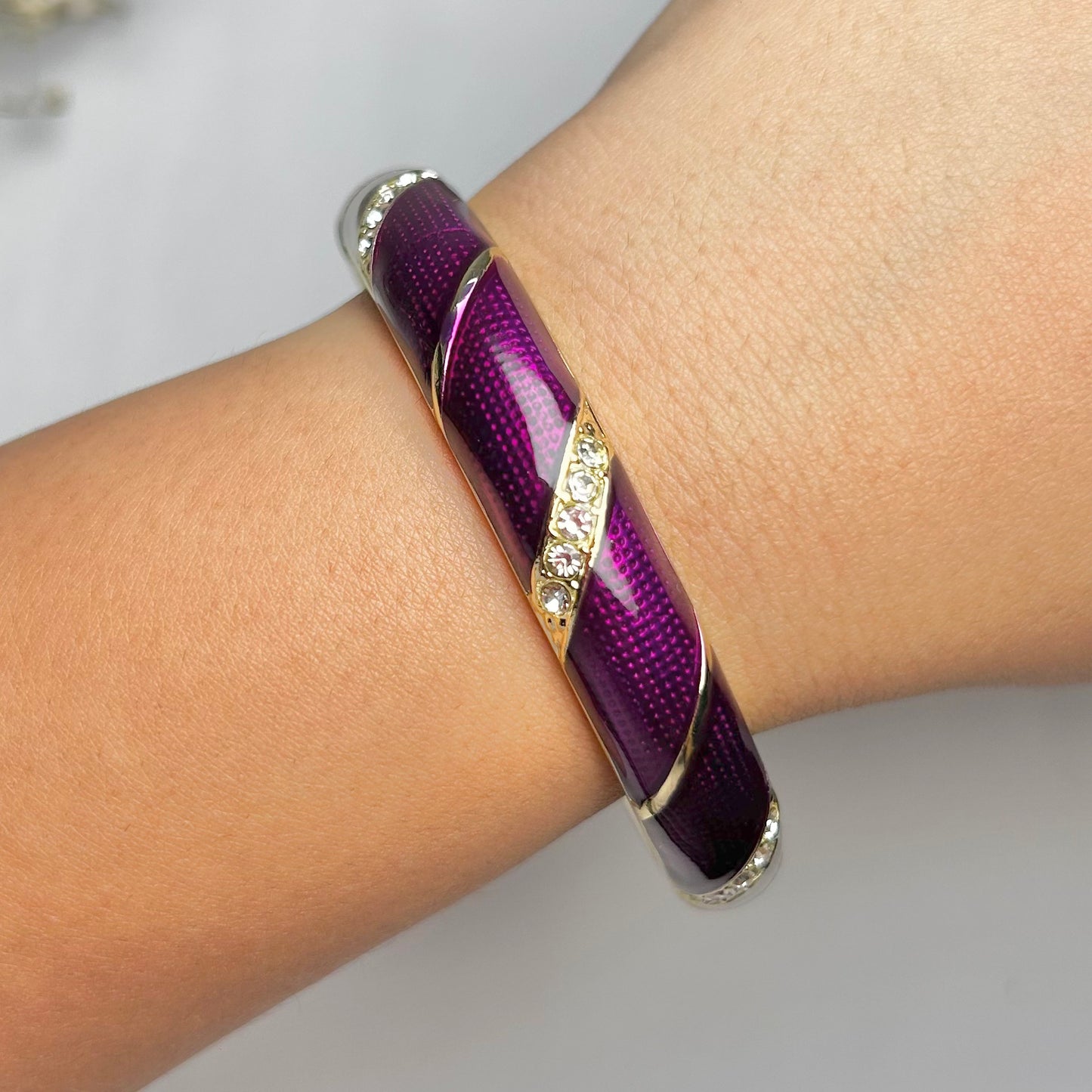Purple Nova Diamond Cuff