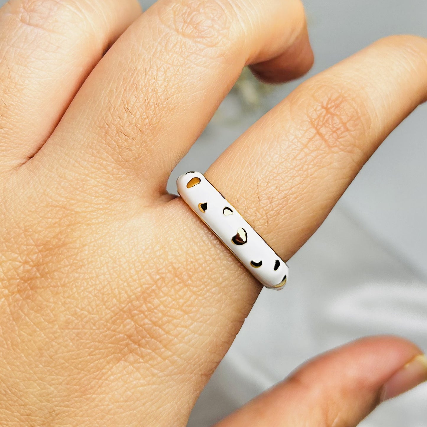 Gold Hearts Ring