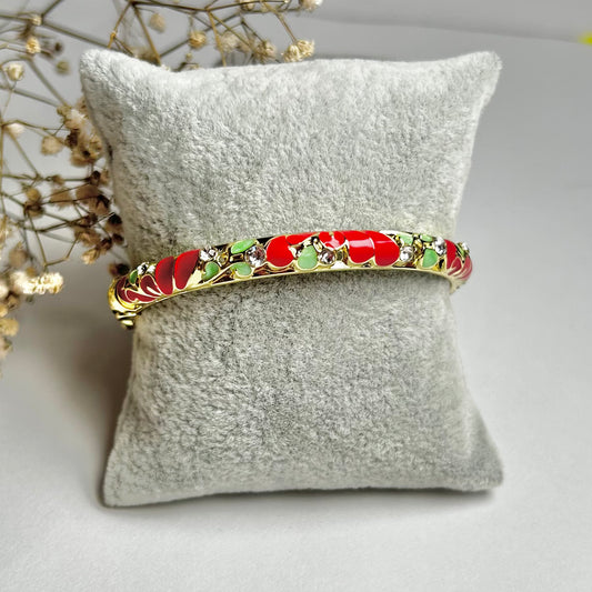 Cherry Kiss Diamond Cuff