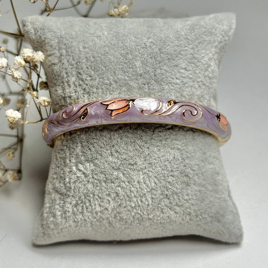 Violet Bloom Vintage Cuff