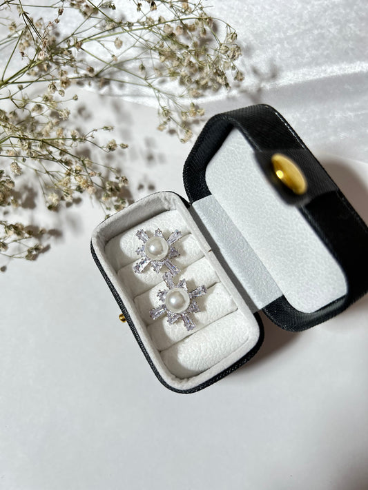 Stylish pearl studs for daily wear