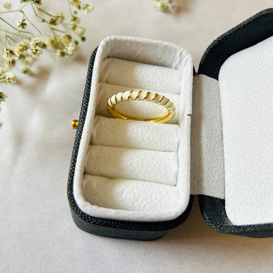 Water proof band ring for women