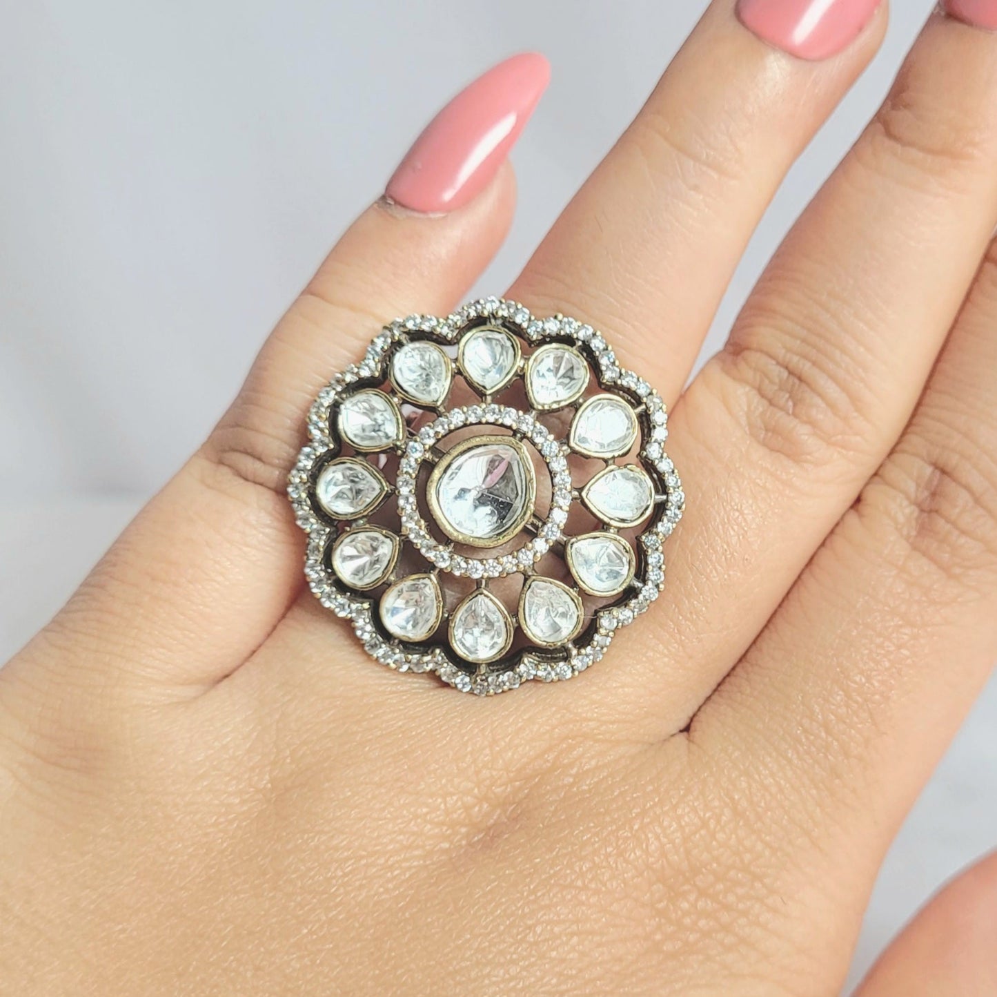Sheesh Mahal Ring - Minimalist Bling