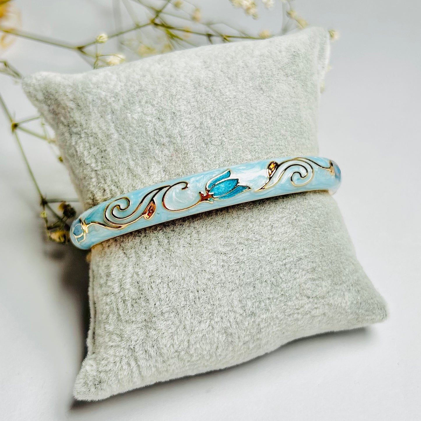 Bluebell Mist Vintage Cuff