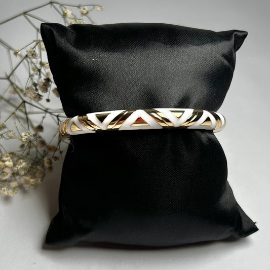 Ivory Deco Vintage Cuff