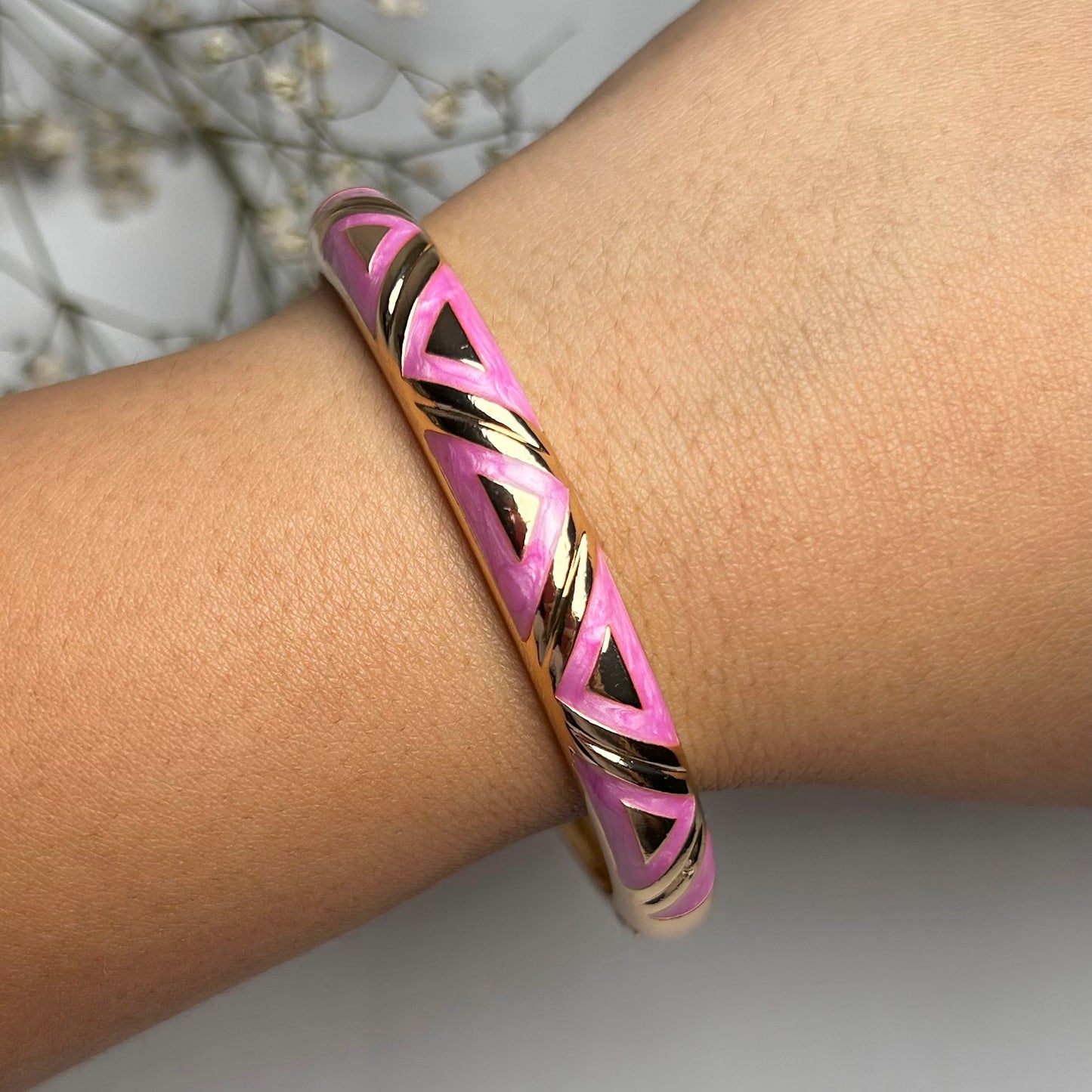 Fuchsia Star Vintage Cuff