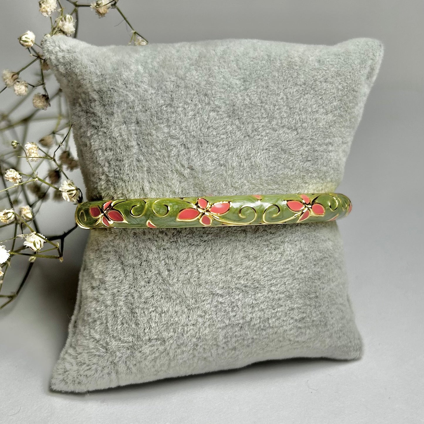 Sage Lace Vintage Cuff
