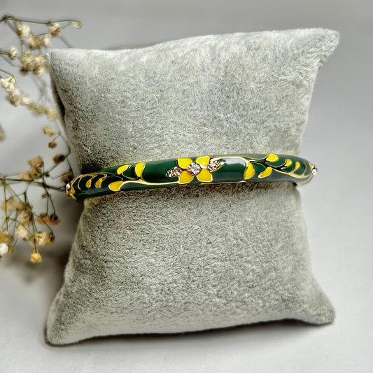 Golden Dusk Diamond Cuff