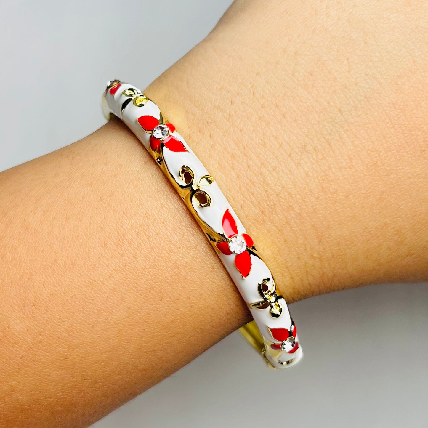 Ruby Frost Diamond Cuff