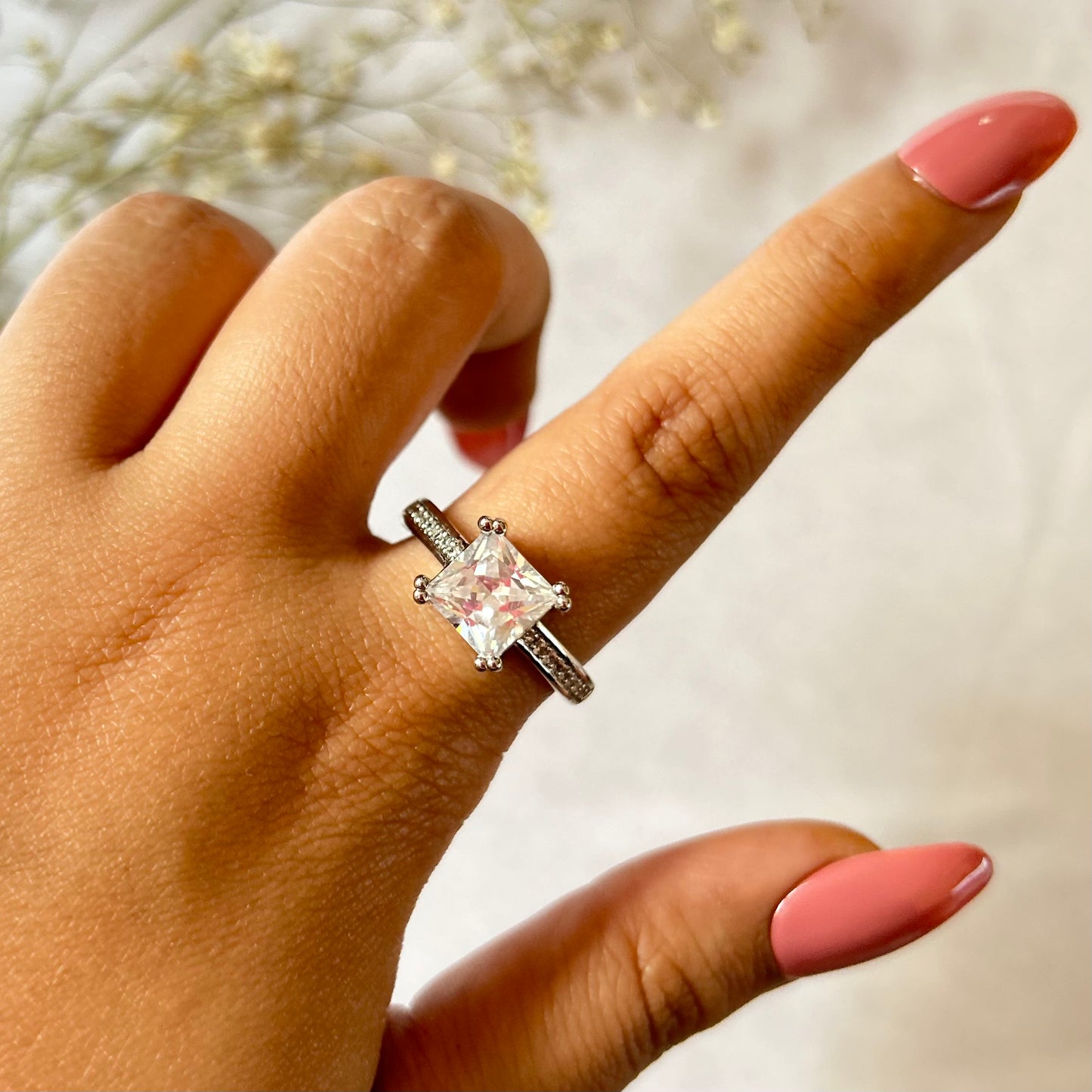 Adjustable and Anti tarnish ring for women