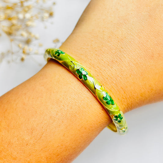 Green Floral Cuffs for daily wear