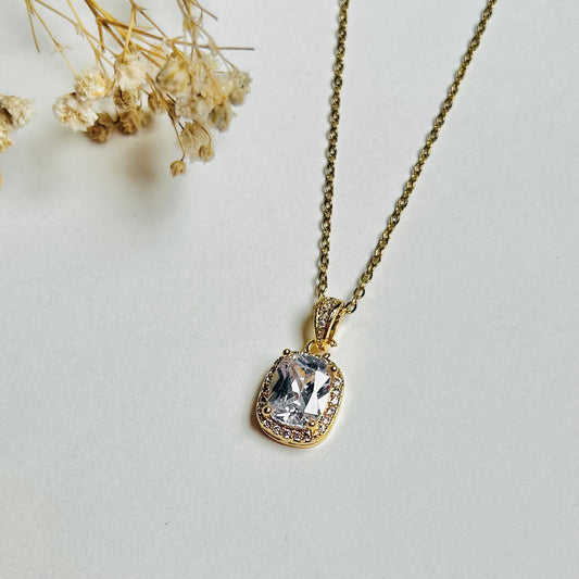 Classic Cushion Necklace