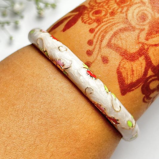 Ivory Bloom Vintage Cuff