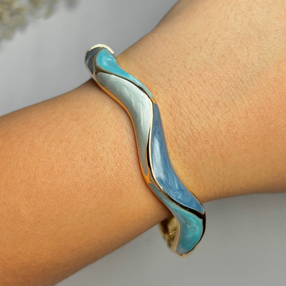 Azure Gleam Vintage Cuff