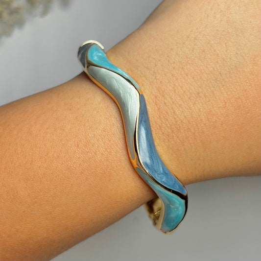 Azure Gleam Vintage Cuff