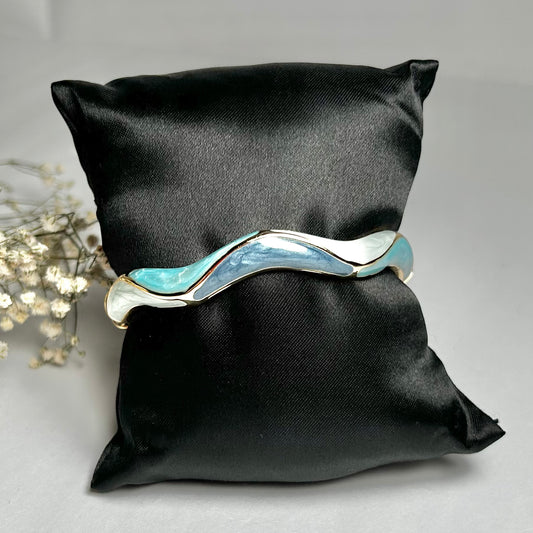 Azure Gleam Vintage Cuff