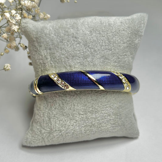 Sapphire Blaze Vintage Cuff