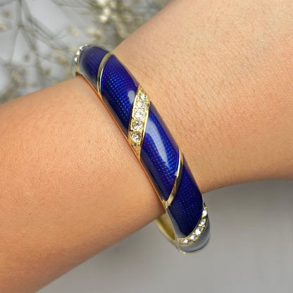Sapphire Blaze Vintage Cuff