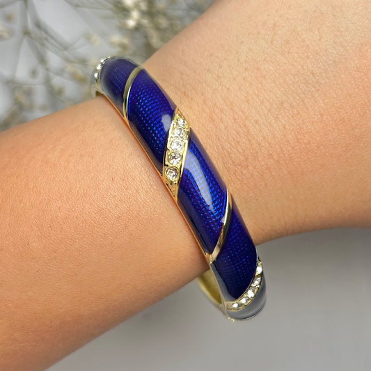 Sapphire Blaze Vintage Cuff