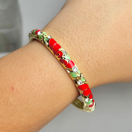 Cherry Kiss Diamond Cuff