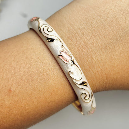 Pearl Blossom Vintage Cuff