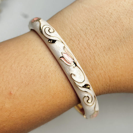 Pearl Blossom Vintage Cuff