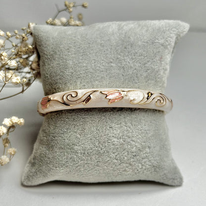 Pearl Blossom Vintage Cuff