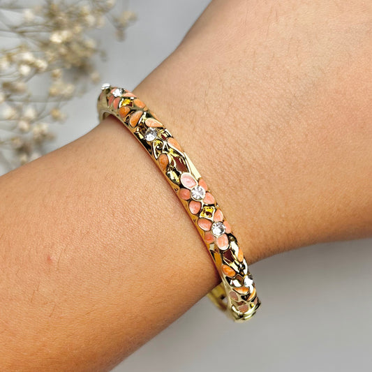 Blush Whisper Diamond Cuff