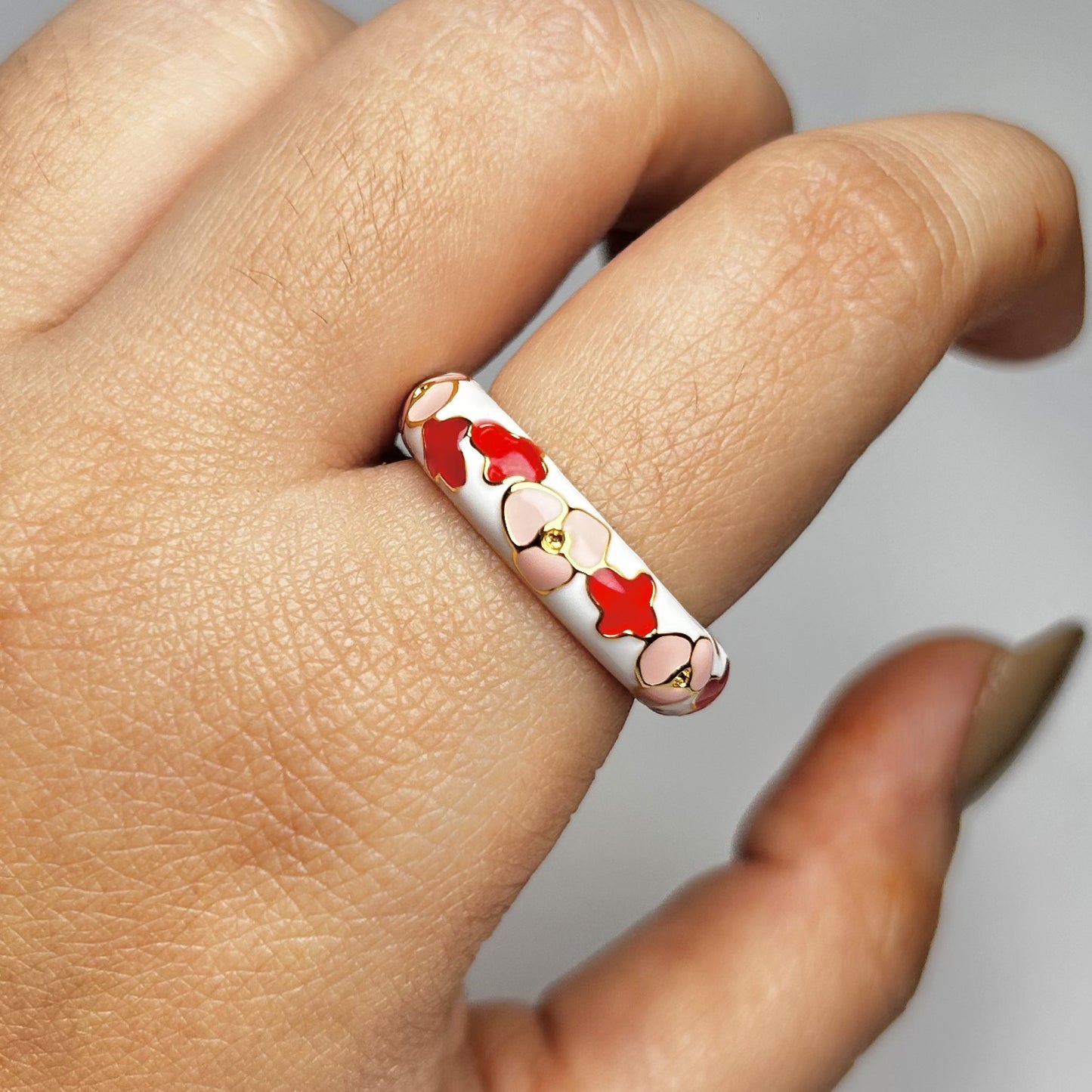 Scarlet Whirl Ring
