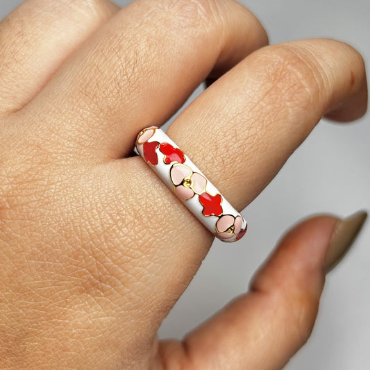 Scarlet Whirl Ring