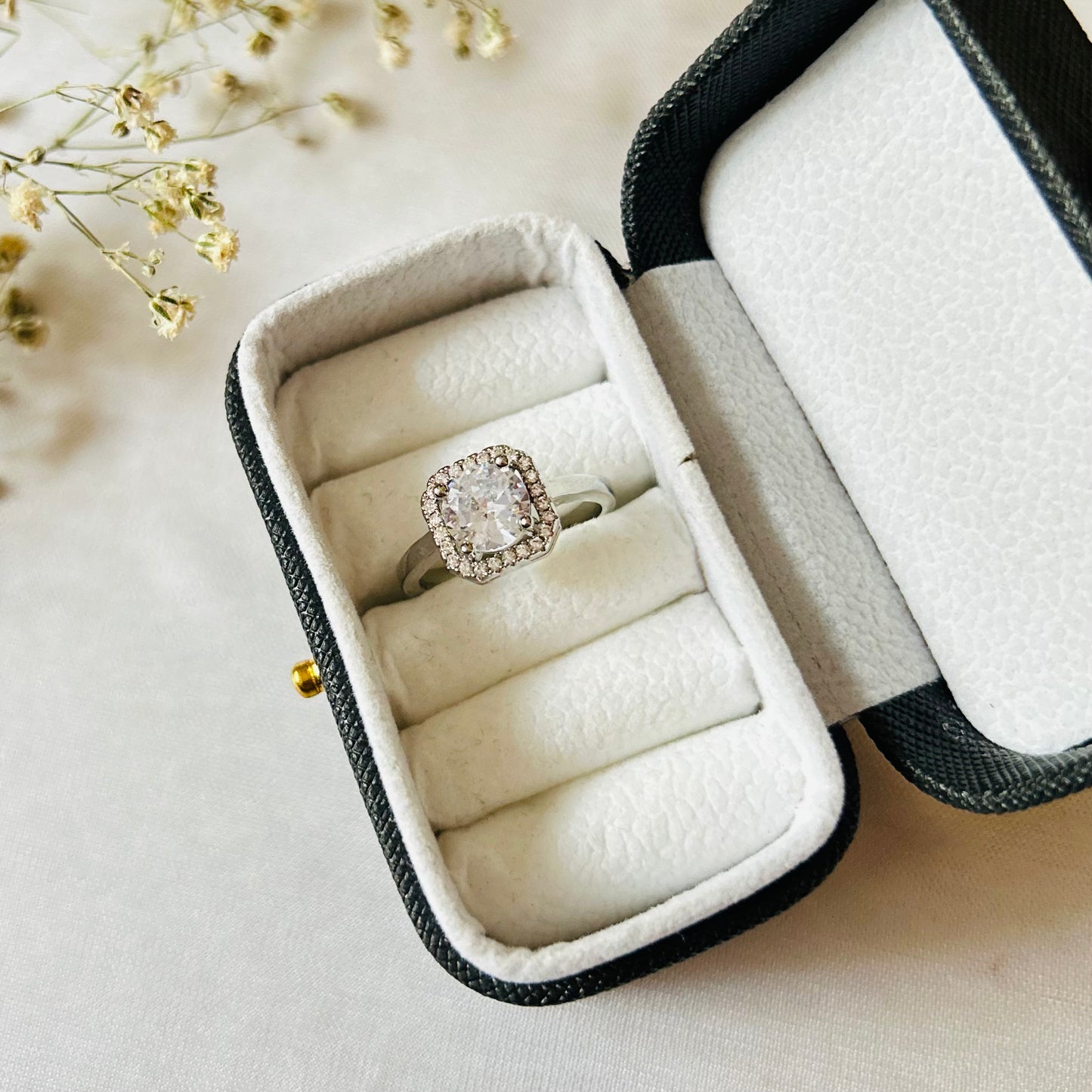 Modern waterproof and adjustable ring for women