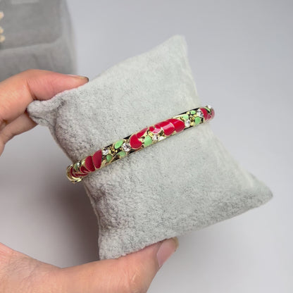 Cherry Kiss Diamond Cuff