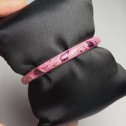 Orchid Swirl Vintage Cuff