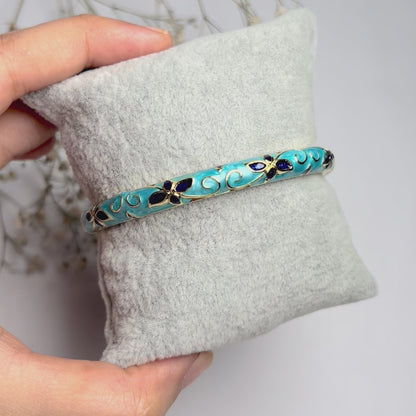 Azure Posy Vintage Cuff