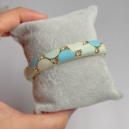 Ocean Petals Diamond Cuff