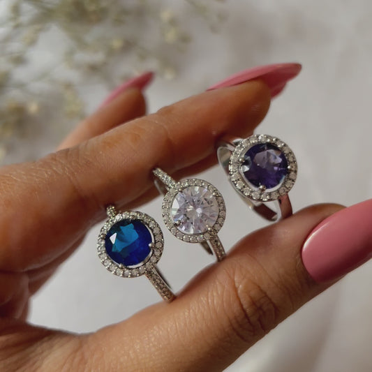 Daily wear solitaire ring for women