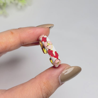 Scarlet Whirl Ring