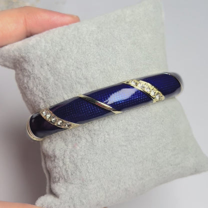 Sapphire Blaze Vintage Cuff