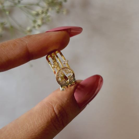 Gaze daily wear waterproof and adjustable ring for women