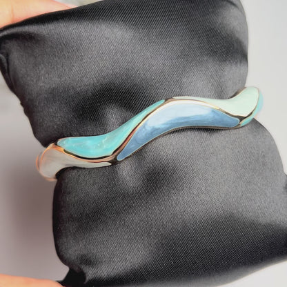 Azure Gleam Vintage Cuff