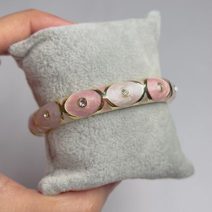 Blush Bloom Diamond Cuff