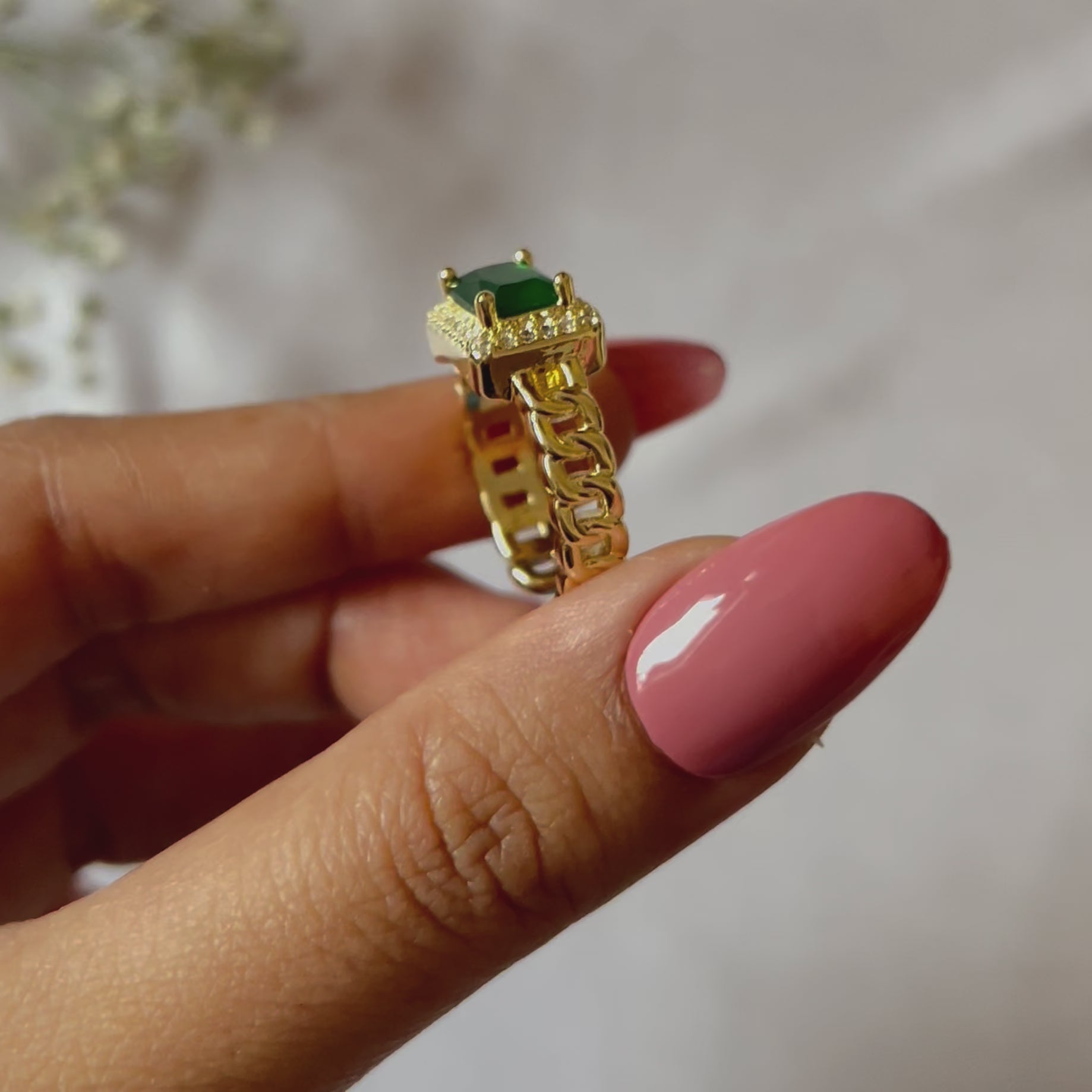 Luxura office wear waterproof and adjustable ring for women