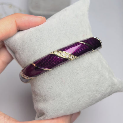 Purple Nova Diamond Cuff