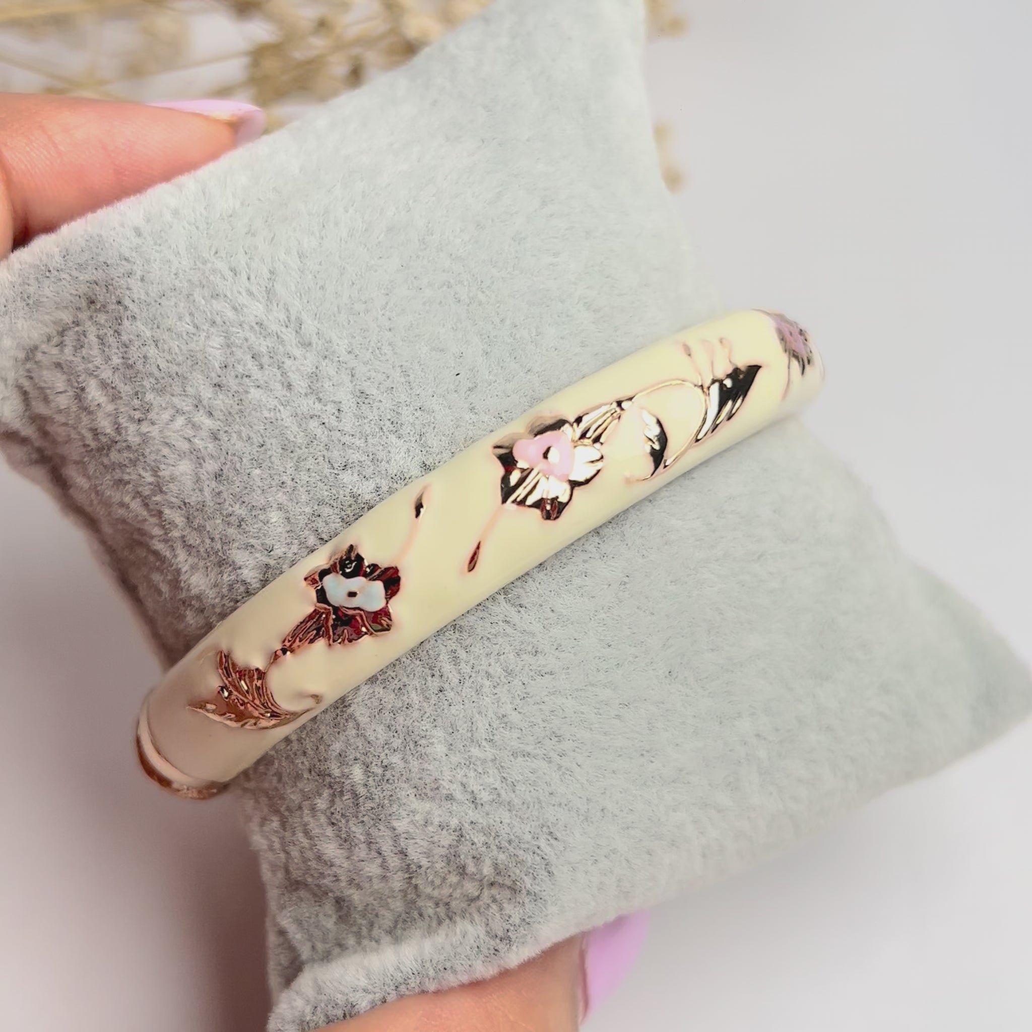 Floral cuffs